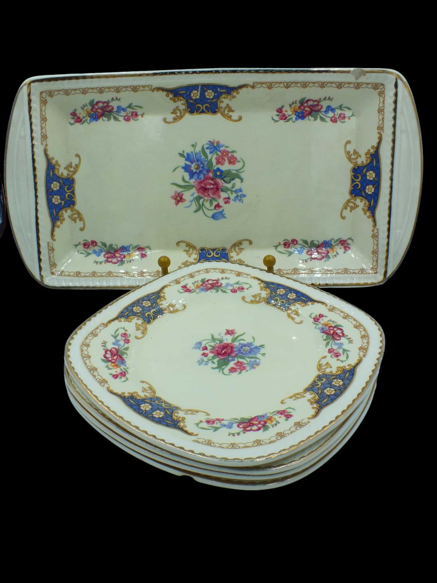 Serwis deserowy porcelana królewska staffordshire B4/011003
