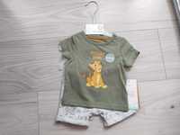 Komplet na lato letni c&a Disney baby 62 t-shirt koszulka spodenki