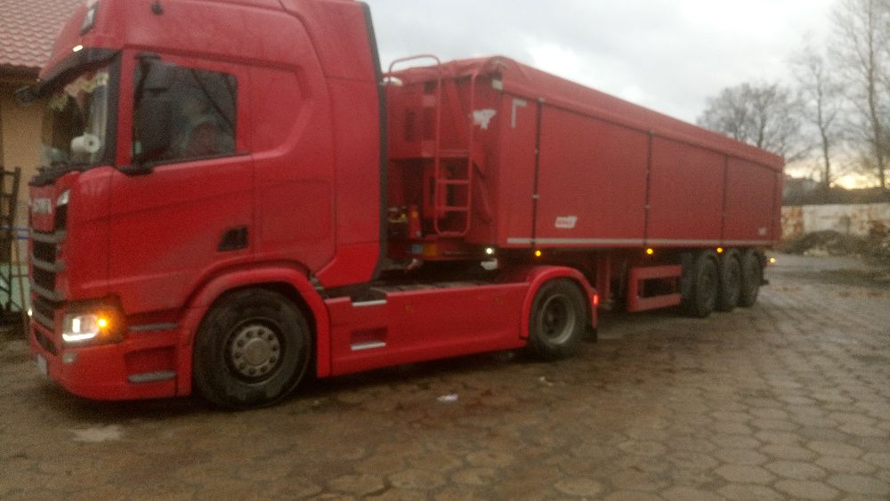 Scania  osłona zbiorników zabudowa międzyosiowa między osiowa scania
