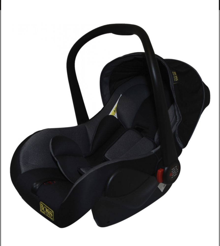 Автокрісло-переноска Happy Baby Baby Boss HB816 0-13 кг Black-grey