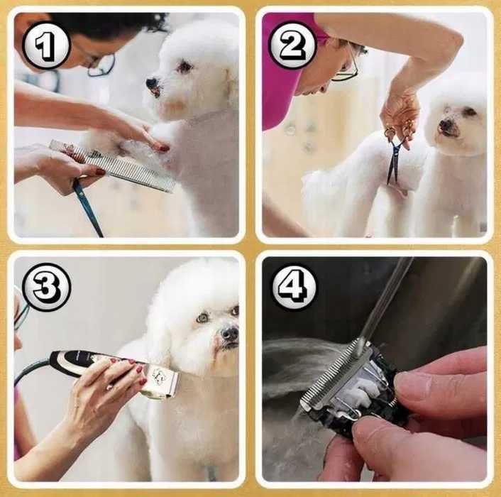 MASZYNKA DO STRZYŻENIA PSÓW Kota Psa Zwierząt Cicha Profesjonalna 2025