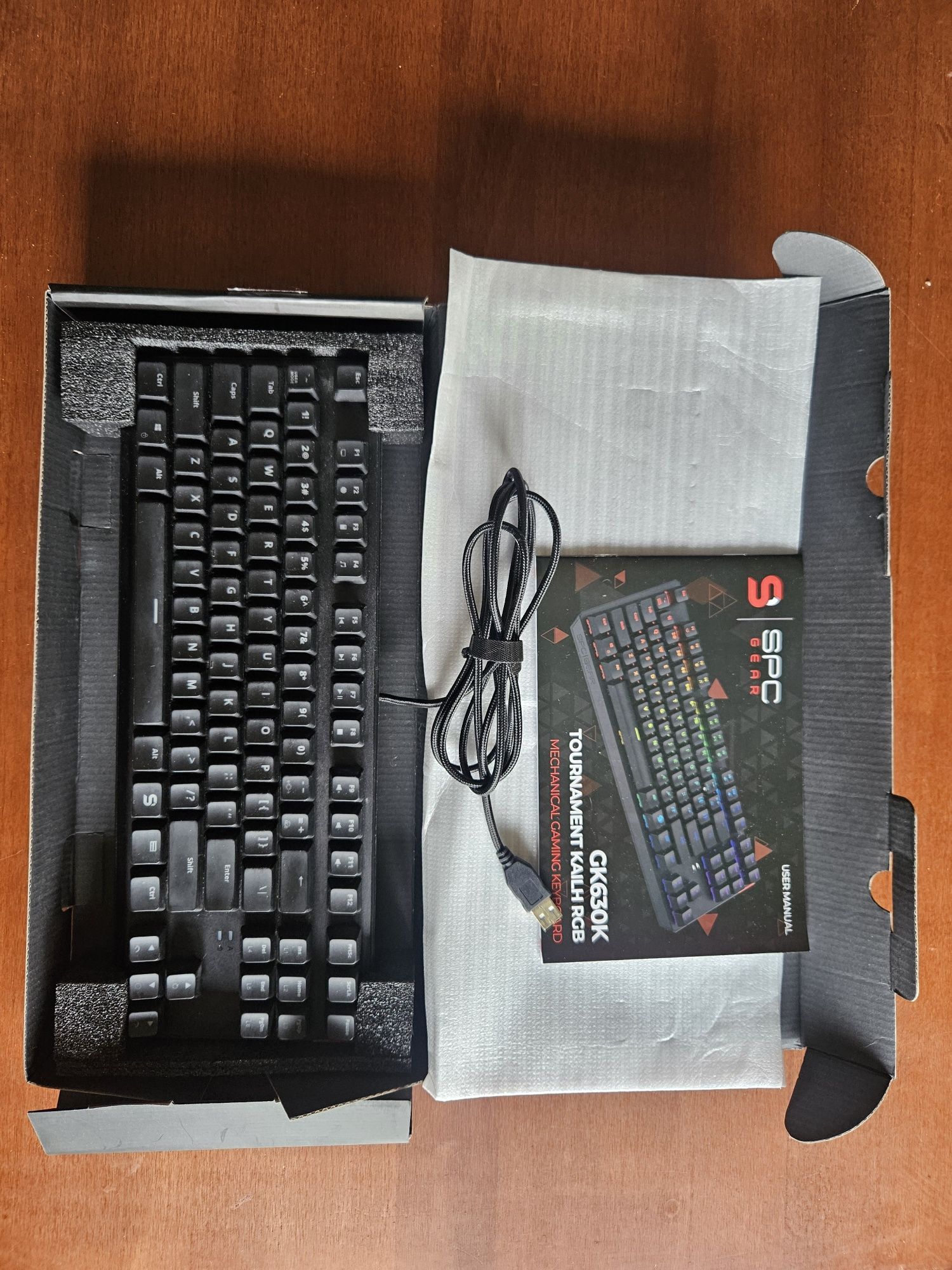 Klawiatura SPC GEAR GK630K brown switch