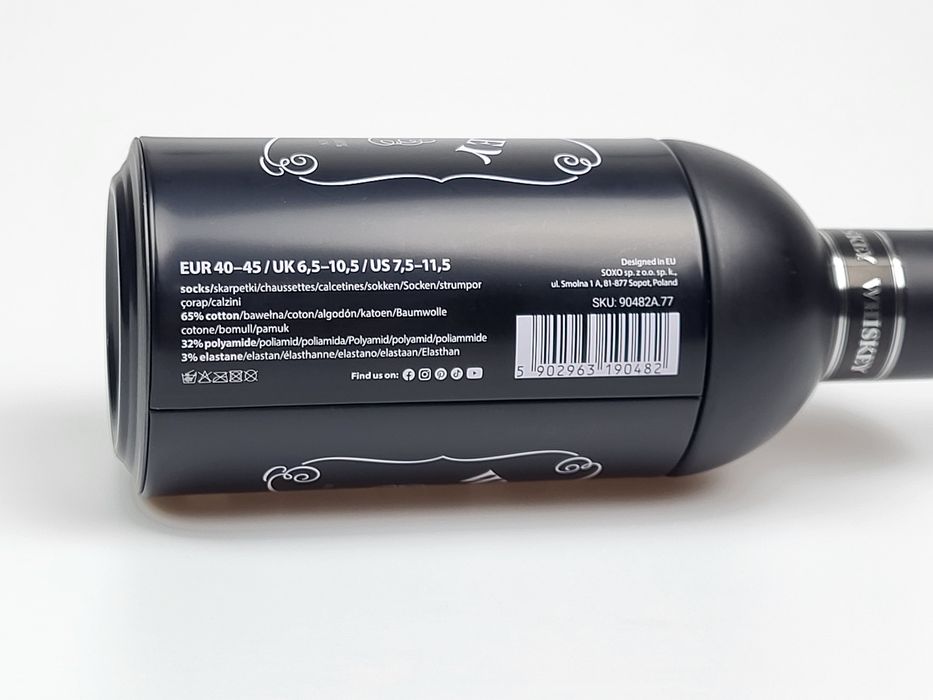Bokserki Męskie Whiskey w Butelce SOXO Idealne na prezent dla Niego M