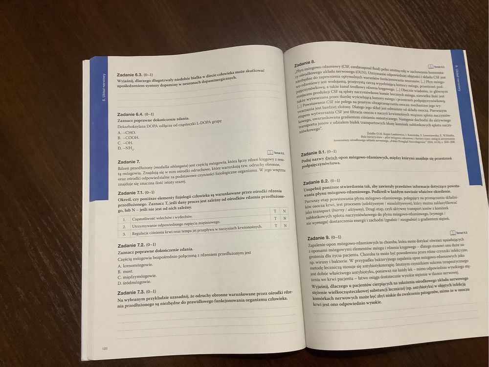 Biologia na czasie 3, Maturalne  karty pracy