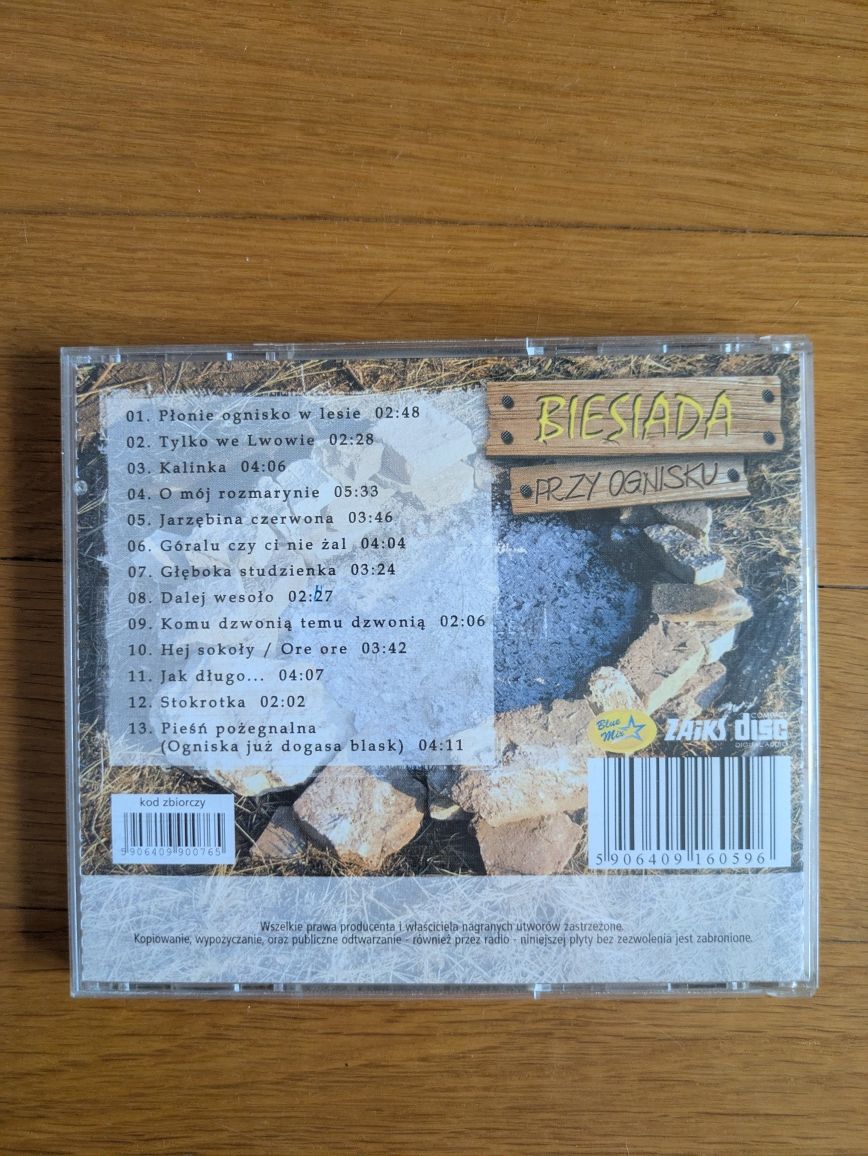 Biesiada przy ognisku pieśni ludowe płyta CD