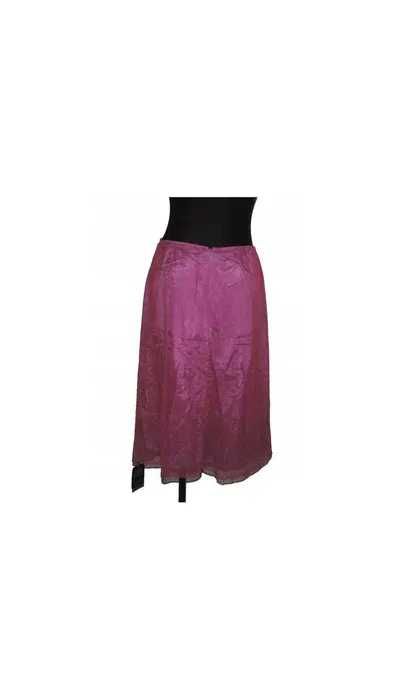 Nowa elegancka spódnica tiul na podszewce przed kolana rozmiar L | 43R