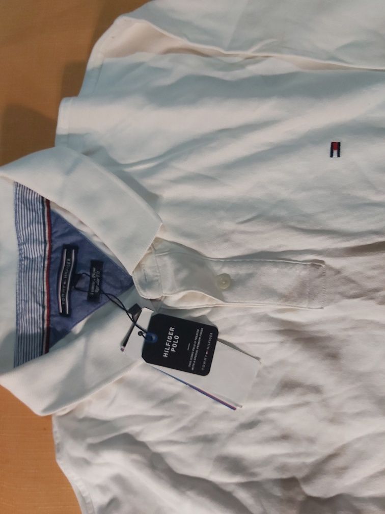 Tommy Hilfiger XXL Polo długi rękaw classic