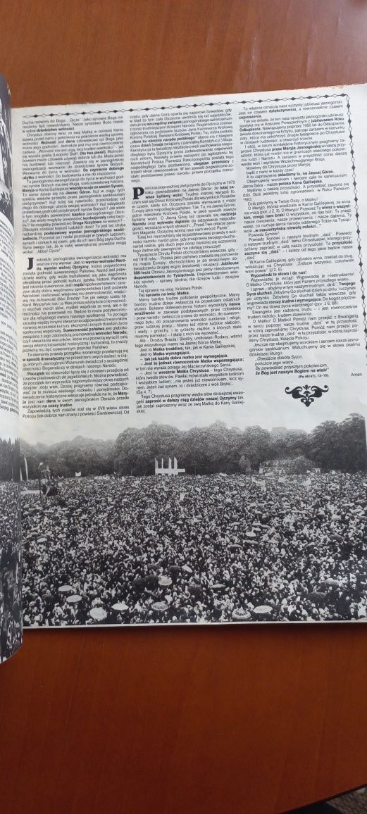 Za i przeciw czasopismo pielgrzymka Jana Pawła II do Polski