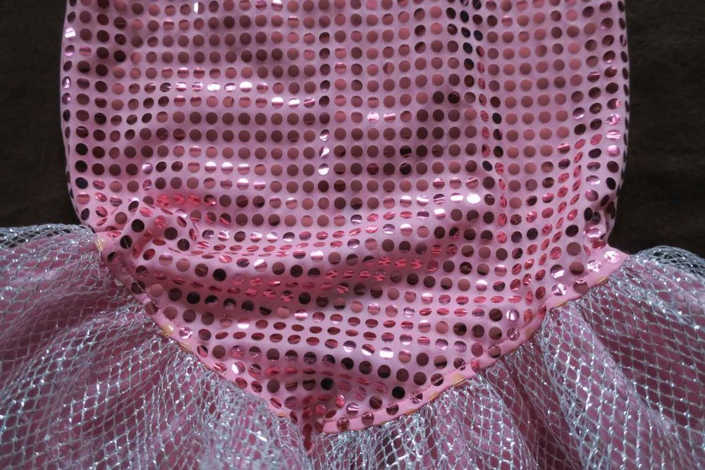 Strój karnawałowy syrenka Arielka r 104, 3-4 lata sukienka syrenka