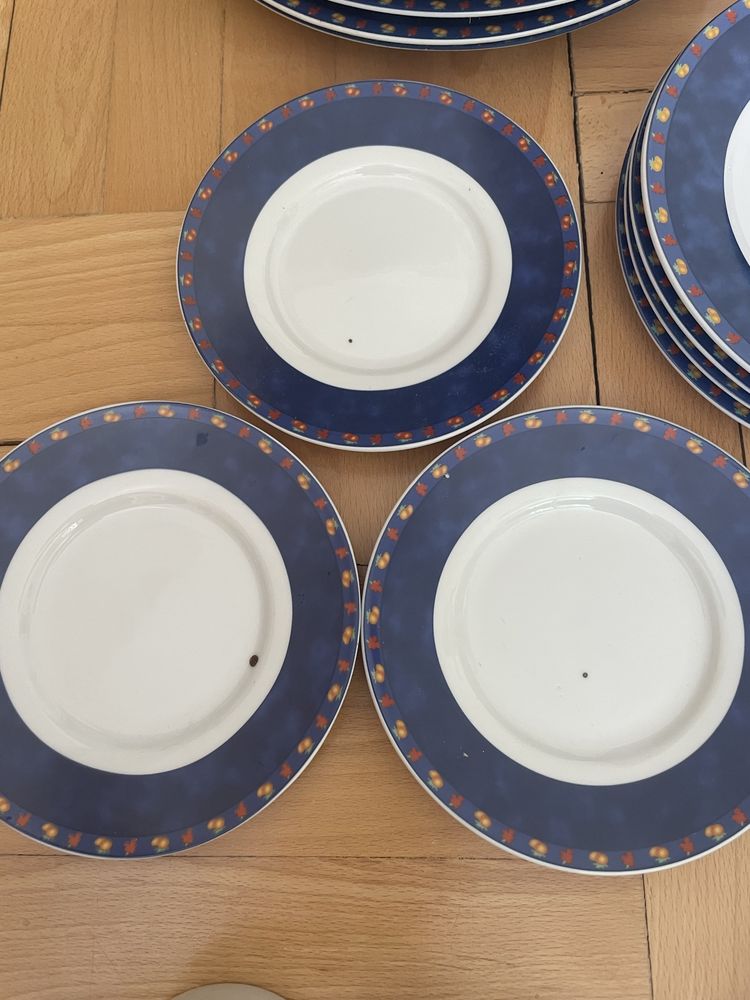 Porcelana Zestaw obiadowo/ deserowy (4 os)