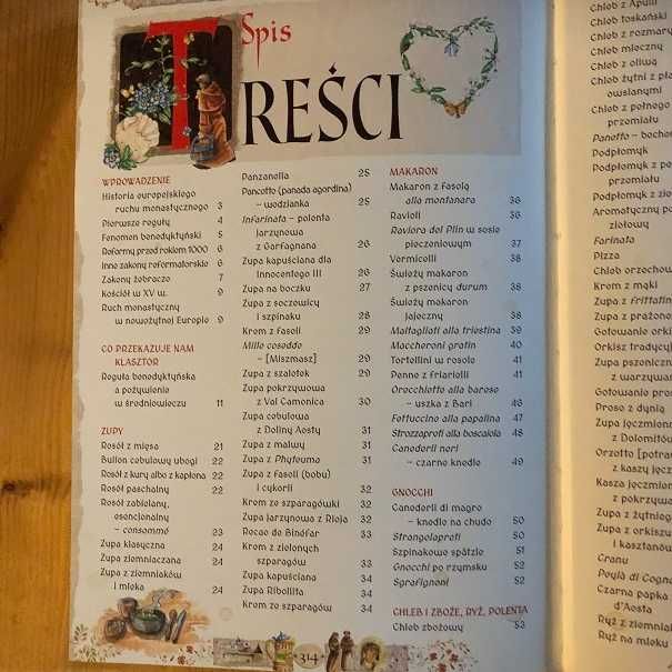 Chleba naszego powszedniego, klasztorne recepty, (potrawy, nalewki)