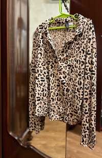 Жіноча сорочка в леопардовий принт