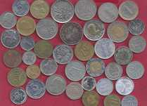 Lote  de 40  Moedas Diversos  Paises  e Valores