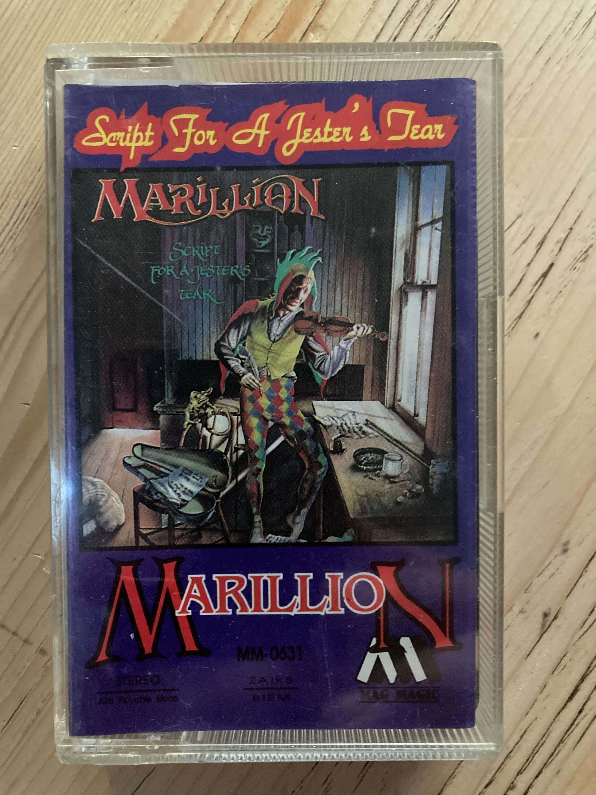 Marillion – Script For A Jester's Tear, kaseta