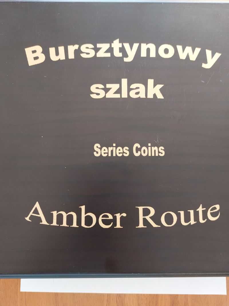 Szlak Bursztynowy 20 zł 2001r.srebro Niue Islands.