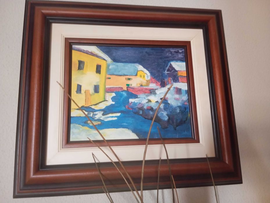 Telas pintadas a óleo