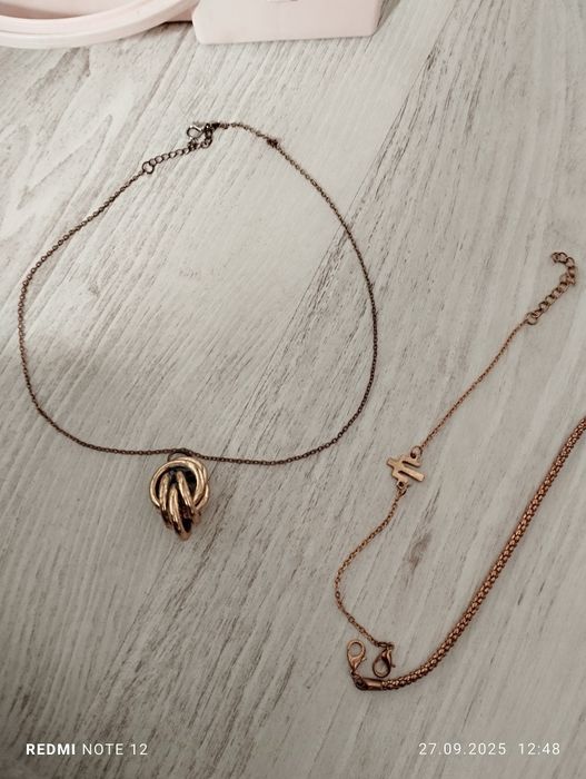 Zestaw biżuterii naszyjnik bransoletki