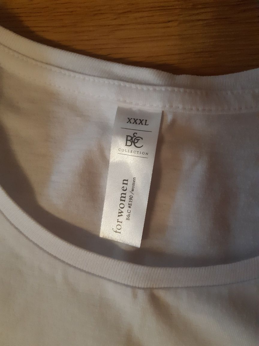 Biały t-shirt damski