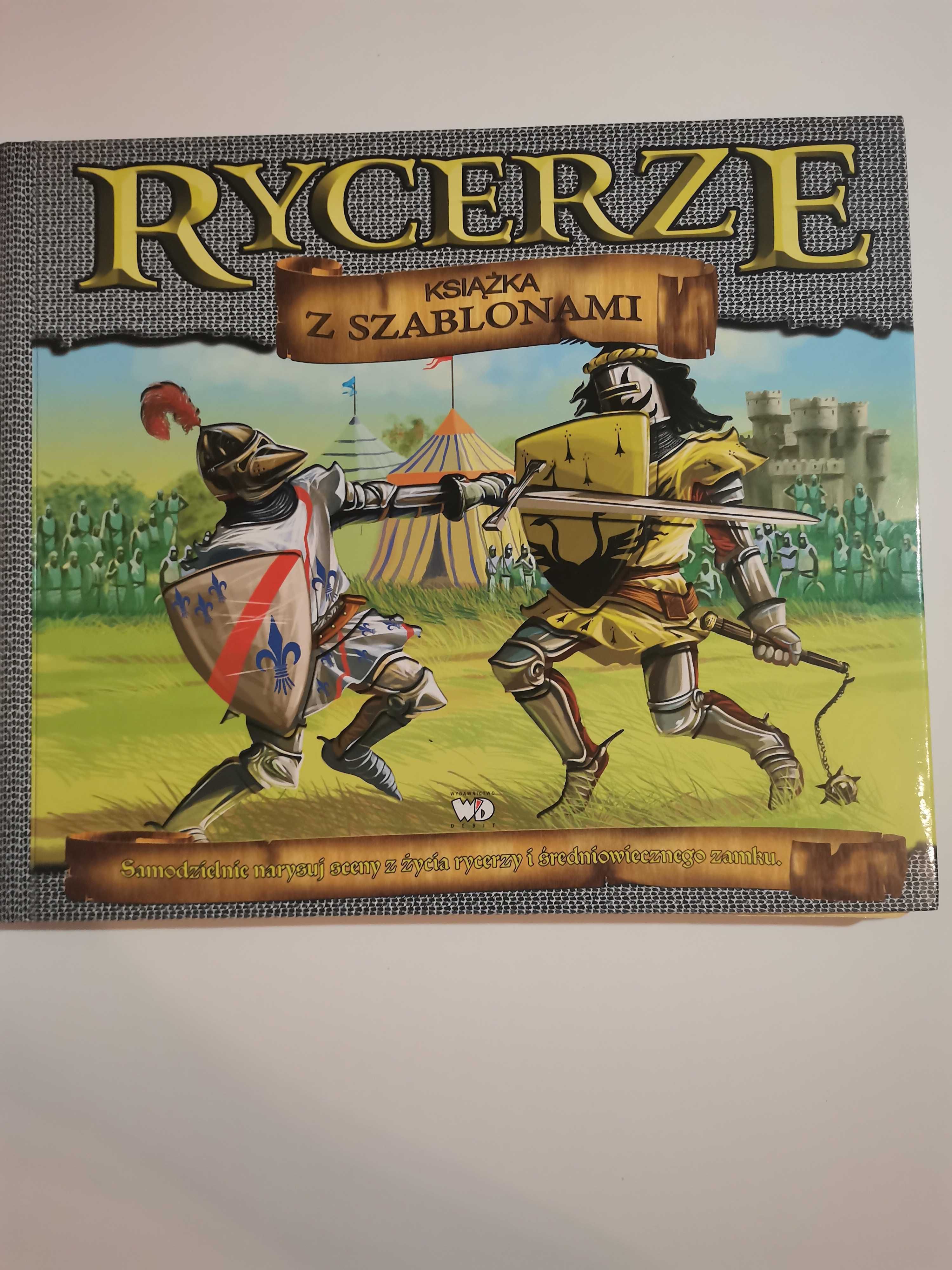 RYCERZE. Książka z Szablonami