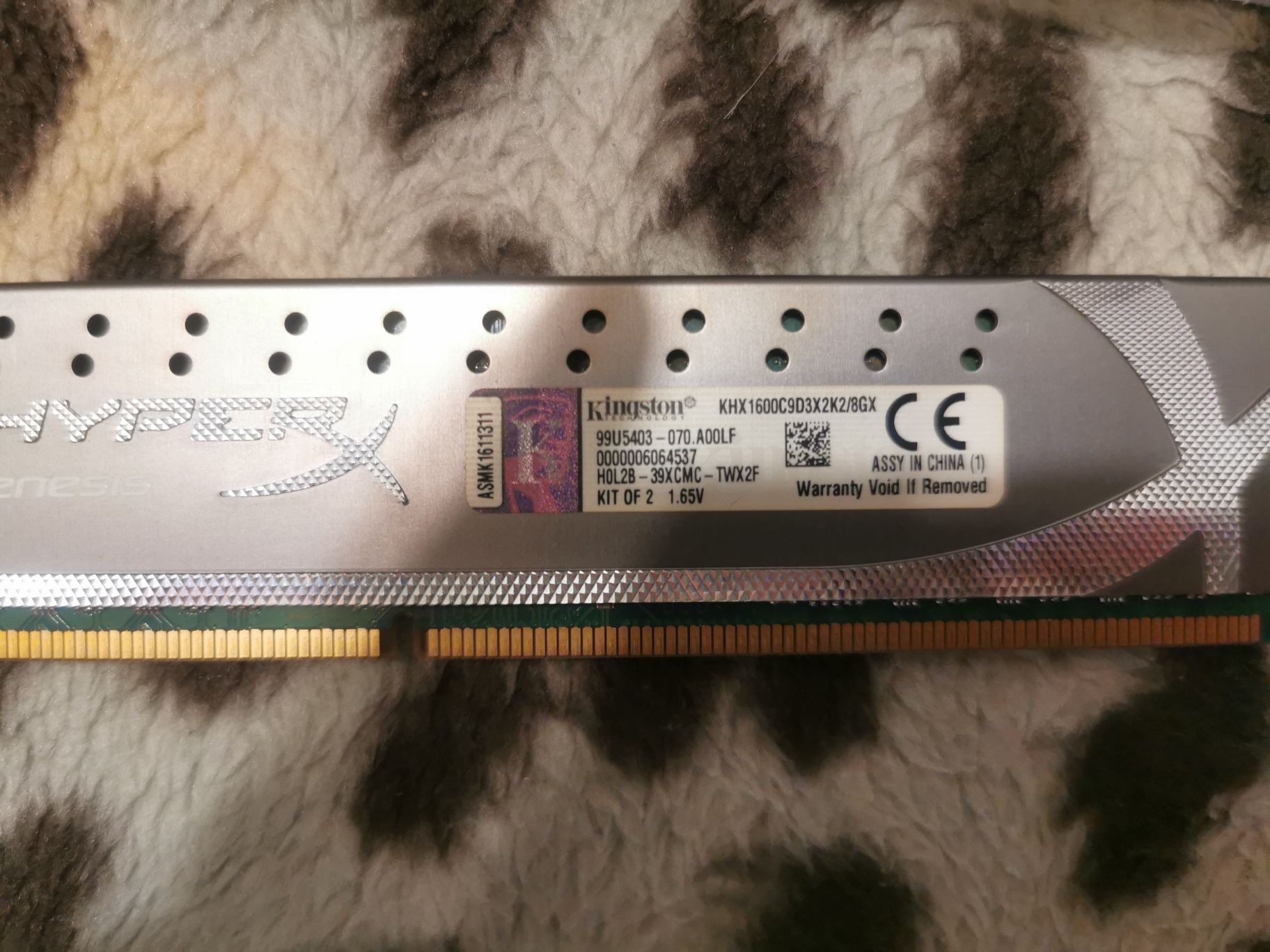 Kingston HyperX Genesis, DDR3, 4GB 1600MHz,