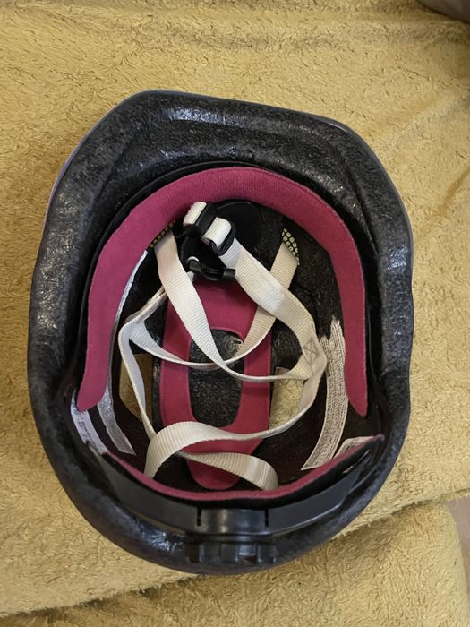 Kask dziewczęcy regulowany na rower rolki dla dziewczynki