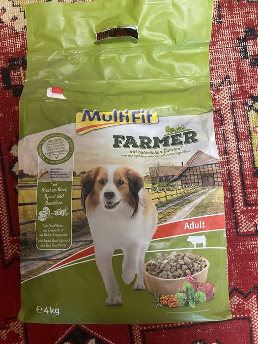 Корм для собак multifit farmer (с говядиной) 4 кг
