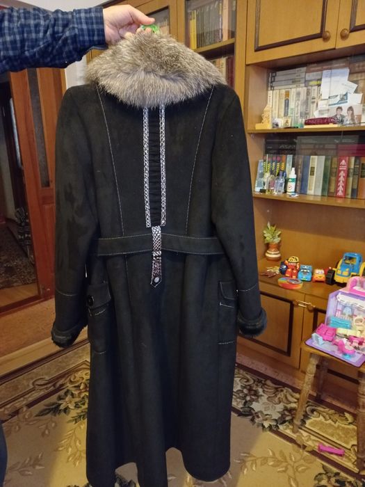 Дубленка чернобурка размер 48-50