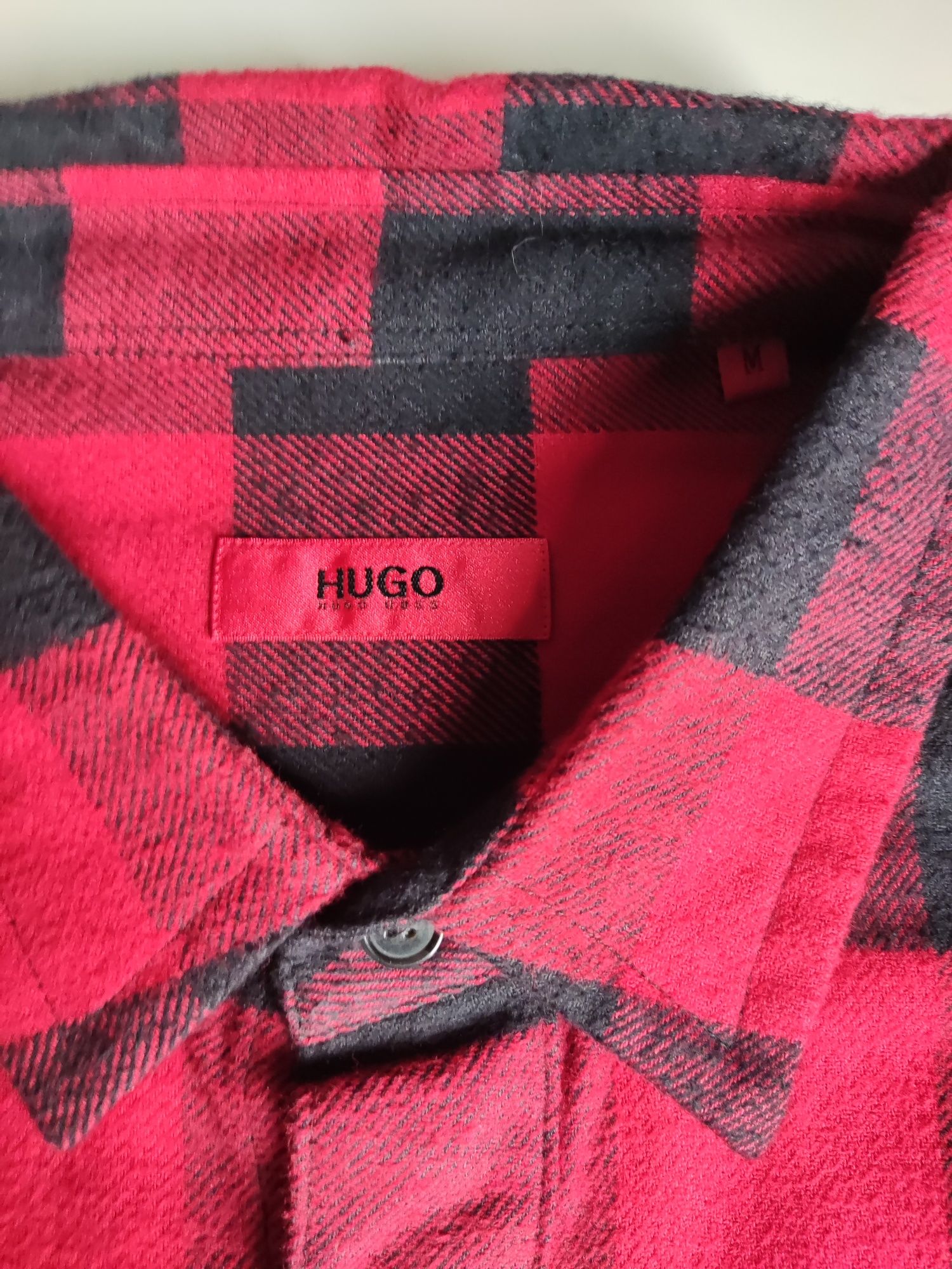 Camisa Hugo Boss flanela