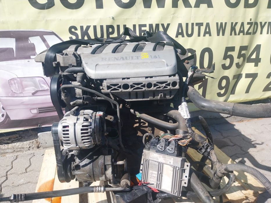 Renault Laguna II  silnik kompletny z osprzętem 1.6 16v K4MD710