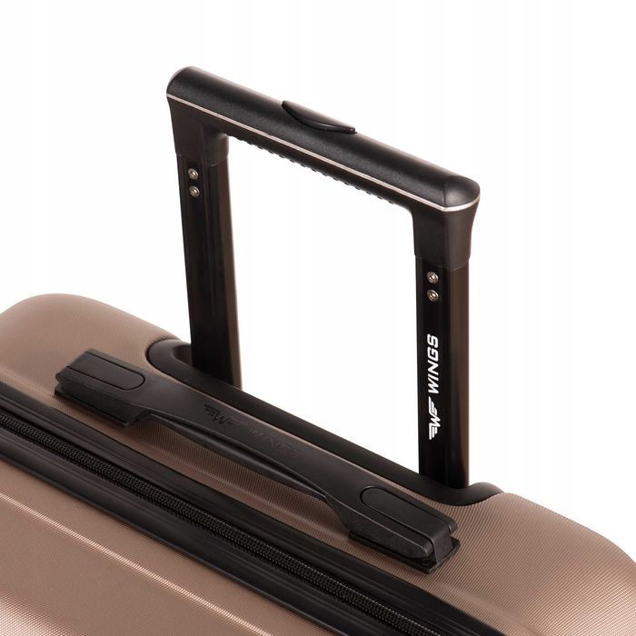 WINGS Poszerzana Walizka Średnia Twarda 63L 4 KÓŁKA ABS+ 149 PEACOCK