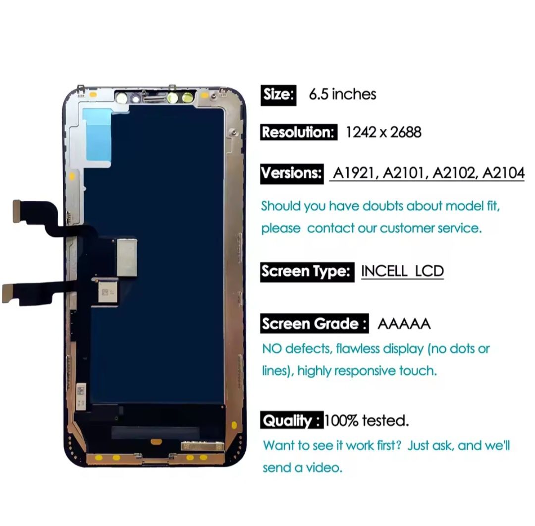 Дисплей iphone айфон X Xr Xs Xs max