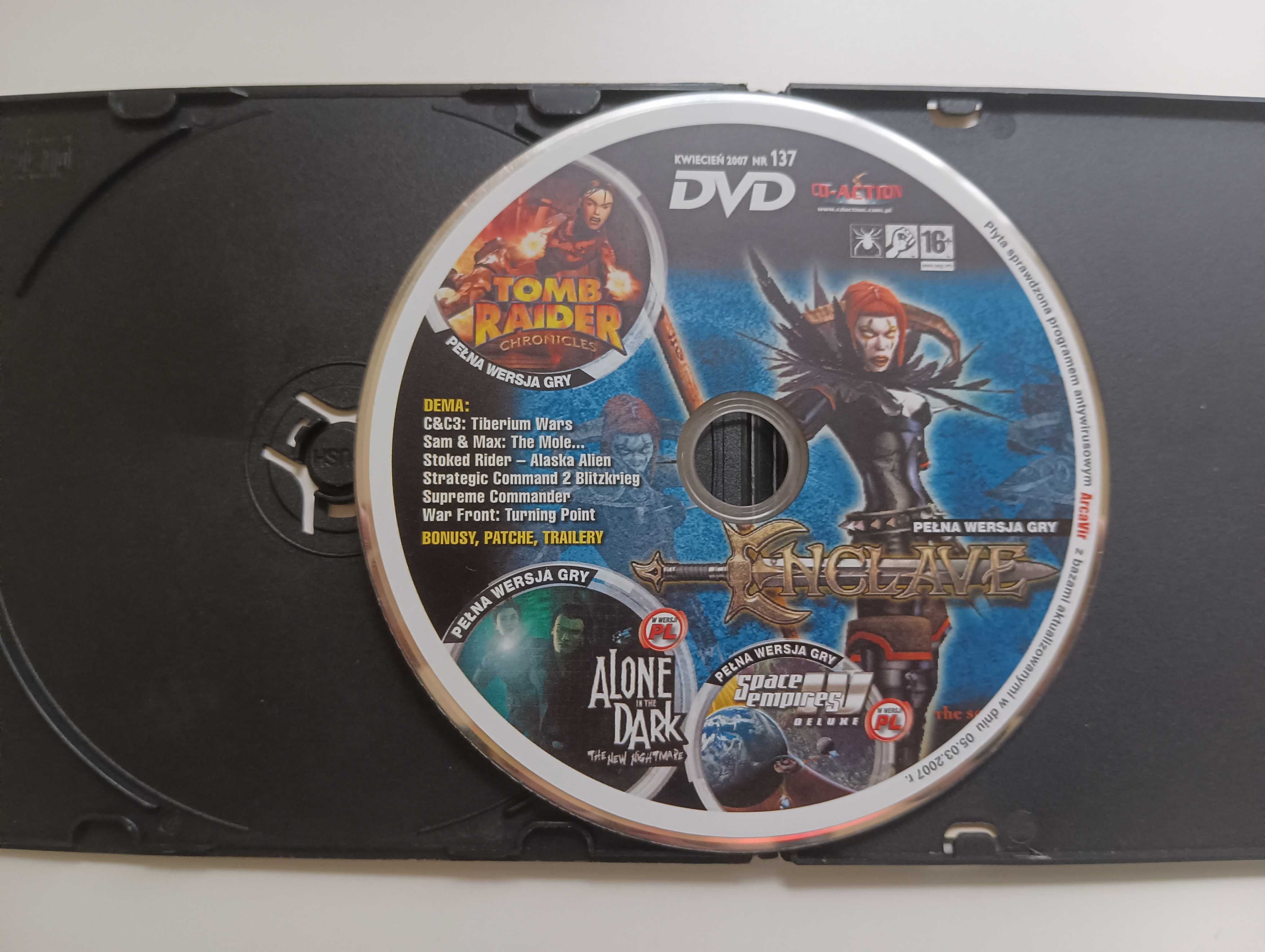 CD Action Alone in the dark 4 + Enclave + Tomb Raider: Chronicles