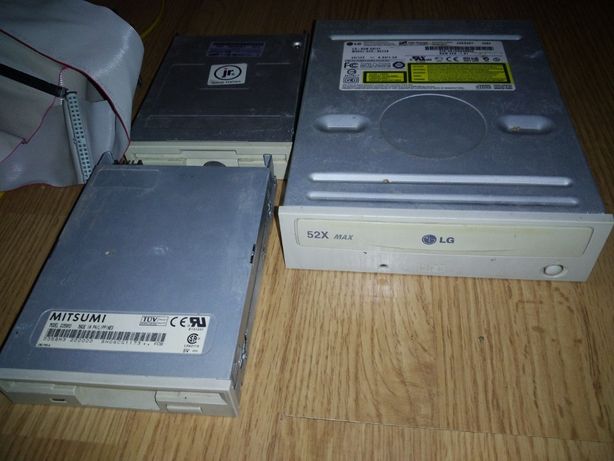 CD дисковід LG GCR-8523B, floppy disk drive, IDE шлейфи