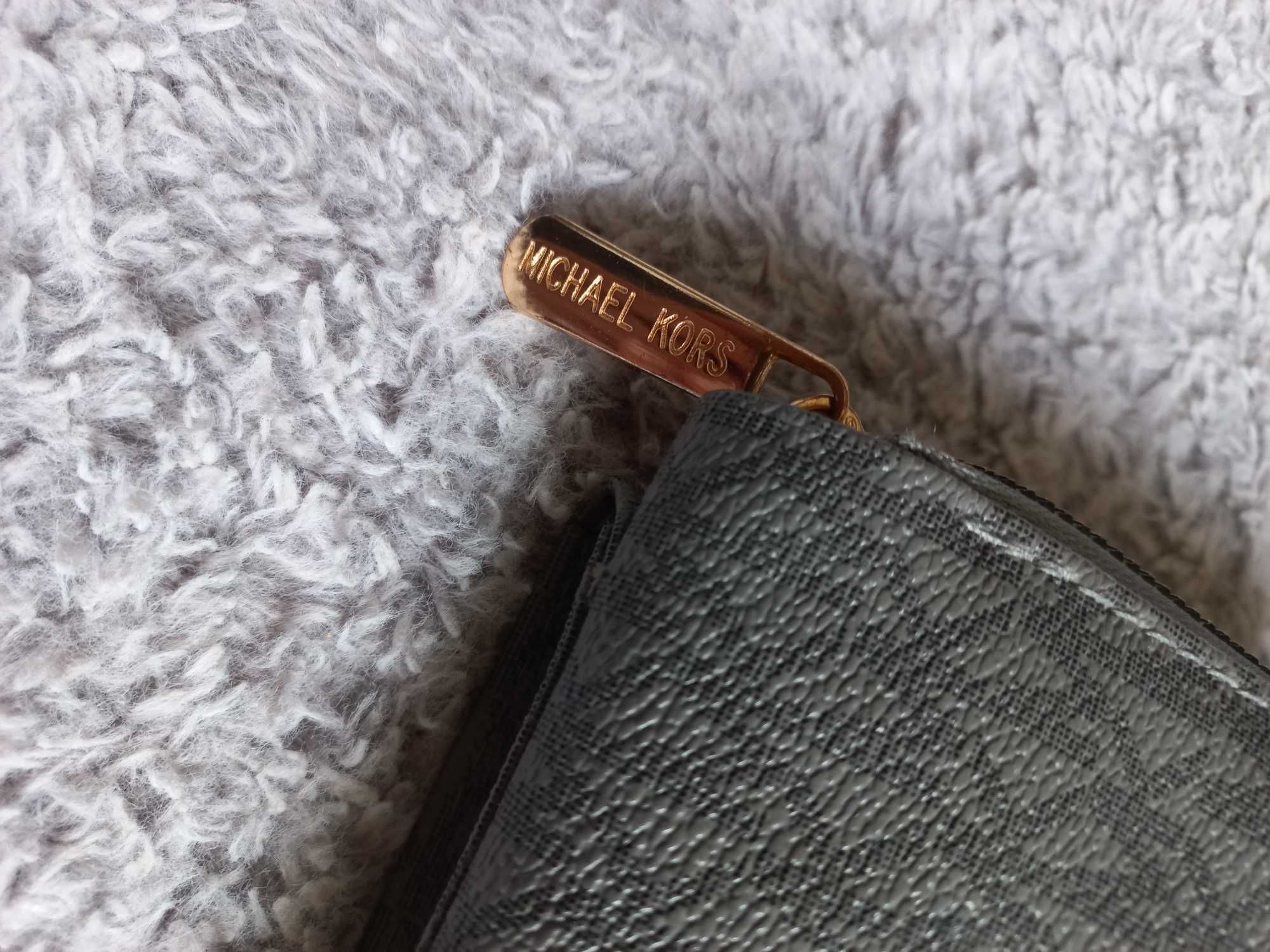 MICHAEL KORS torebka na pasku portfel + na telefon portfelik saszetka