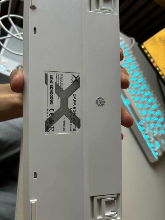 Klawiatura KRUX Qara 60 Biały używana