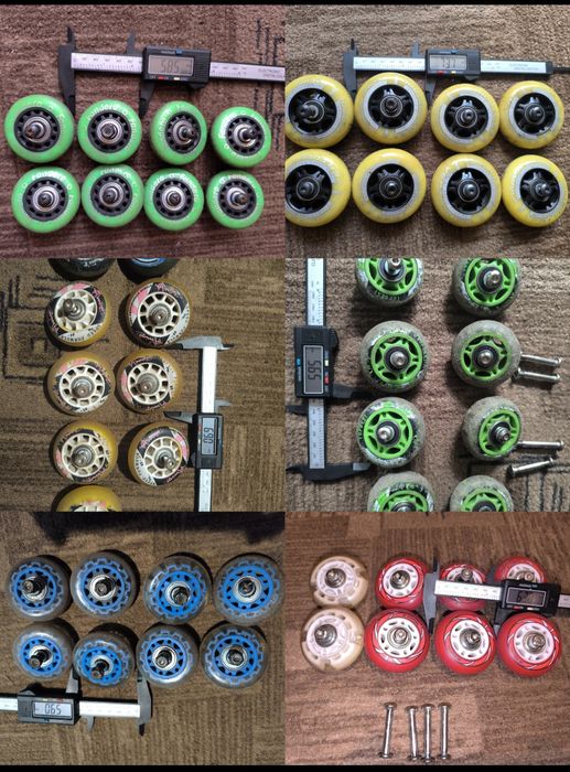 Колёса для мебели тележек и любых устройств на колёсах от 55 до 74 мм