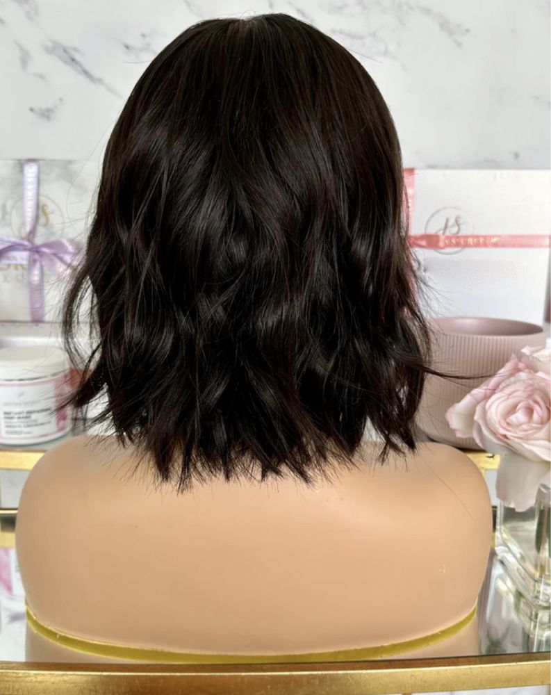 nowa naturalna peruka lace front 100% ludzki wlos na co dzien