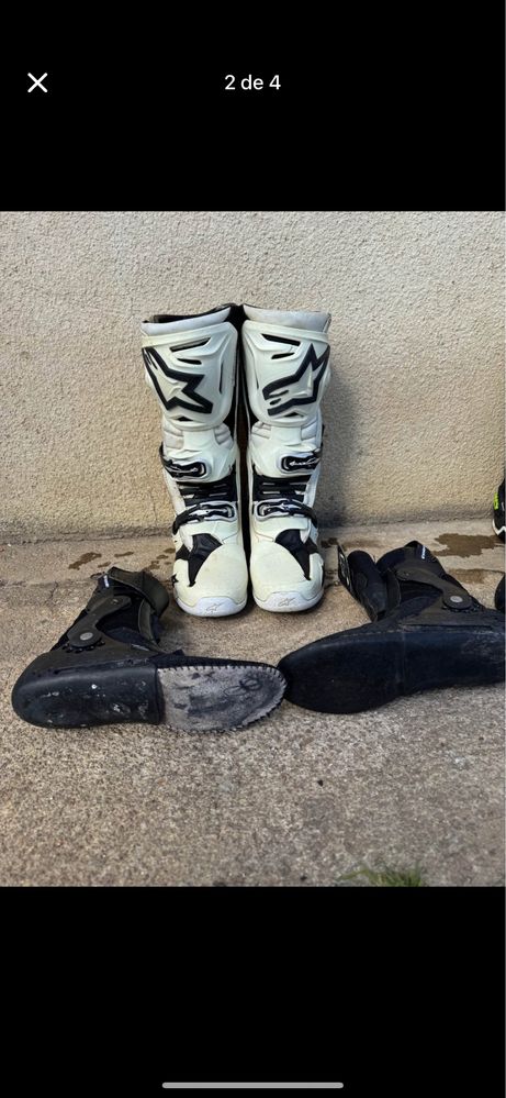 Botas de motocross enduro Alpinestars tech 10