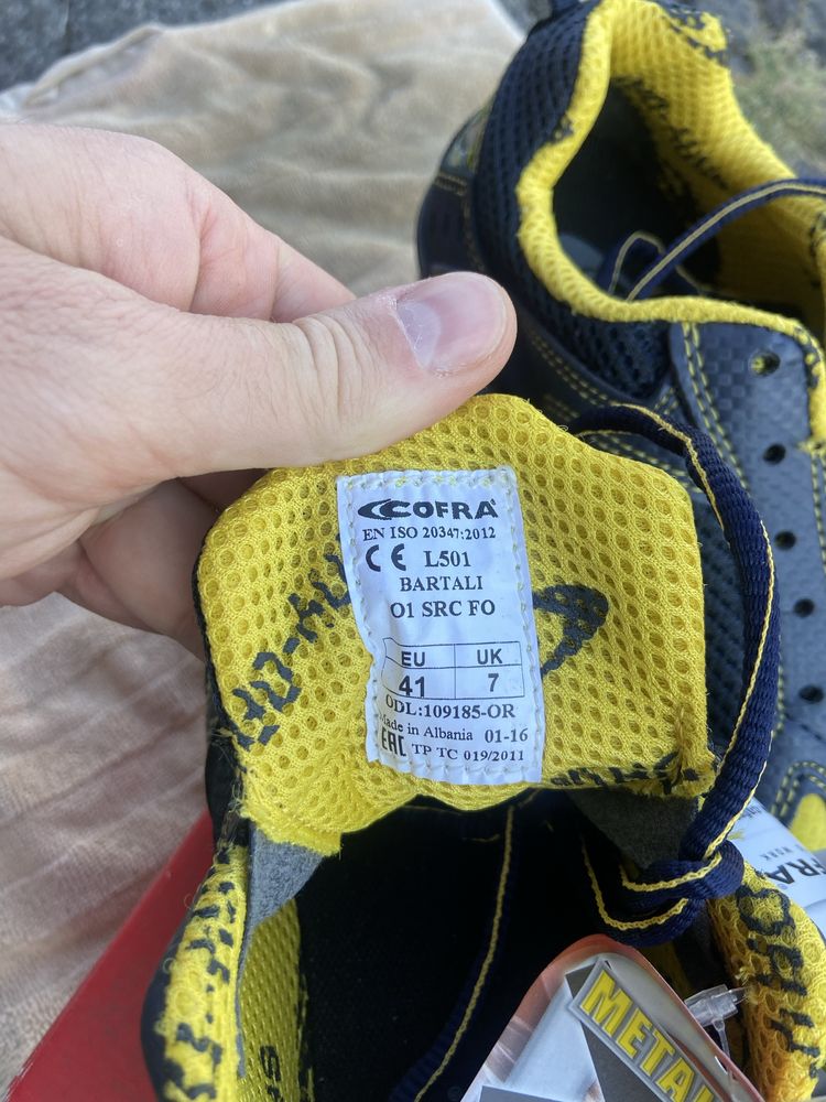 Продам захисне взуття Cofra Bartali O1 SRC FO