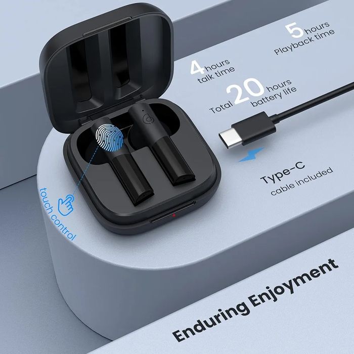 Auriculares bluetooth Haylou GT6, como novos!