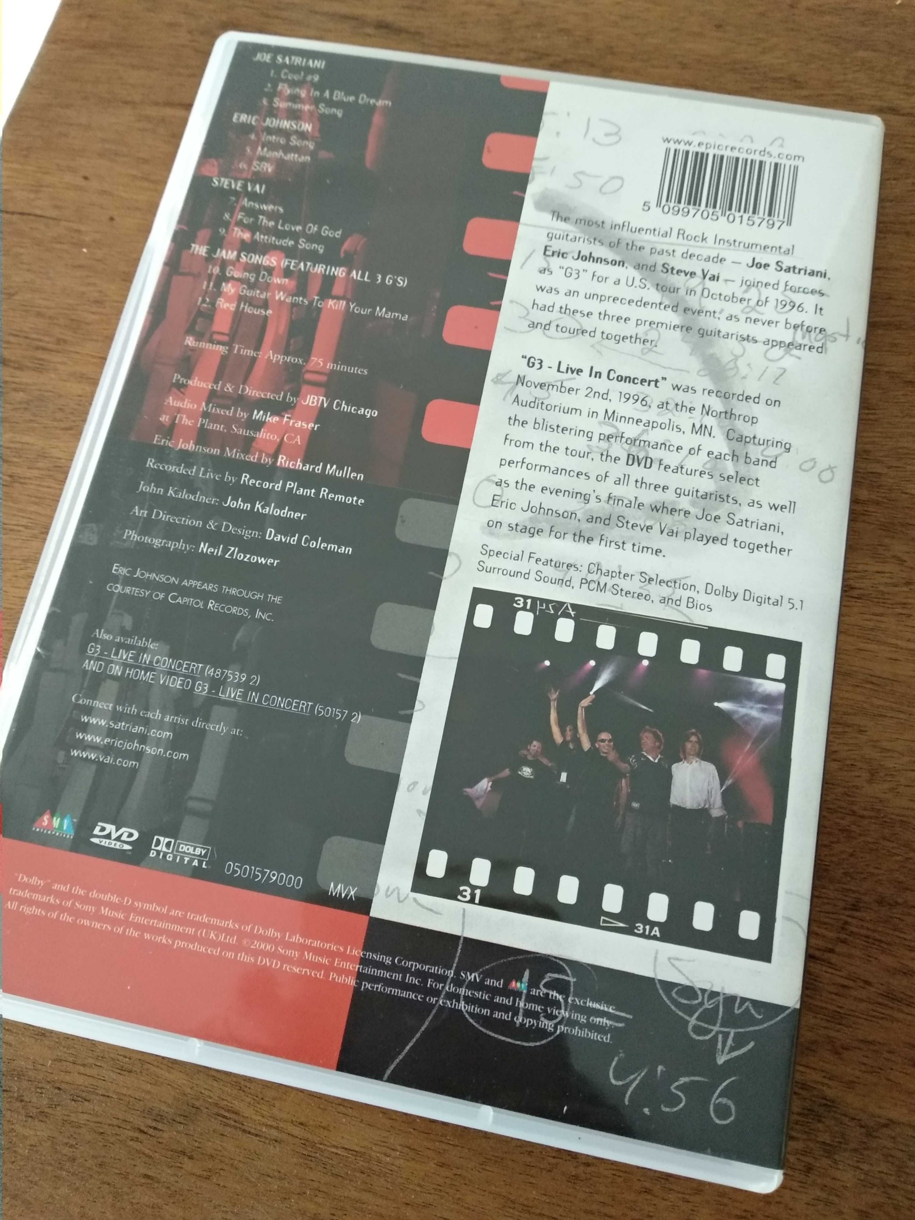 DVD "G3: Live in Concert"