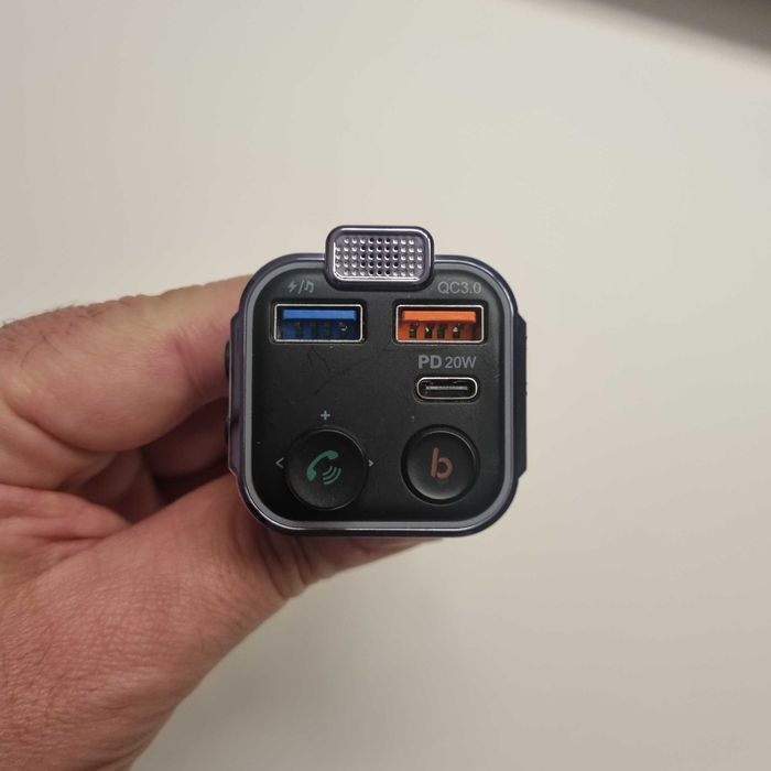 Carregador de isqueiro com Bluetooth para automóveis