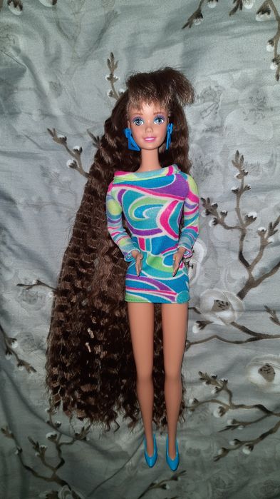 Barbie totally hair 1991 lalka/unikat/kolekcjonerska/brunetka/barbi