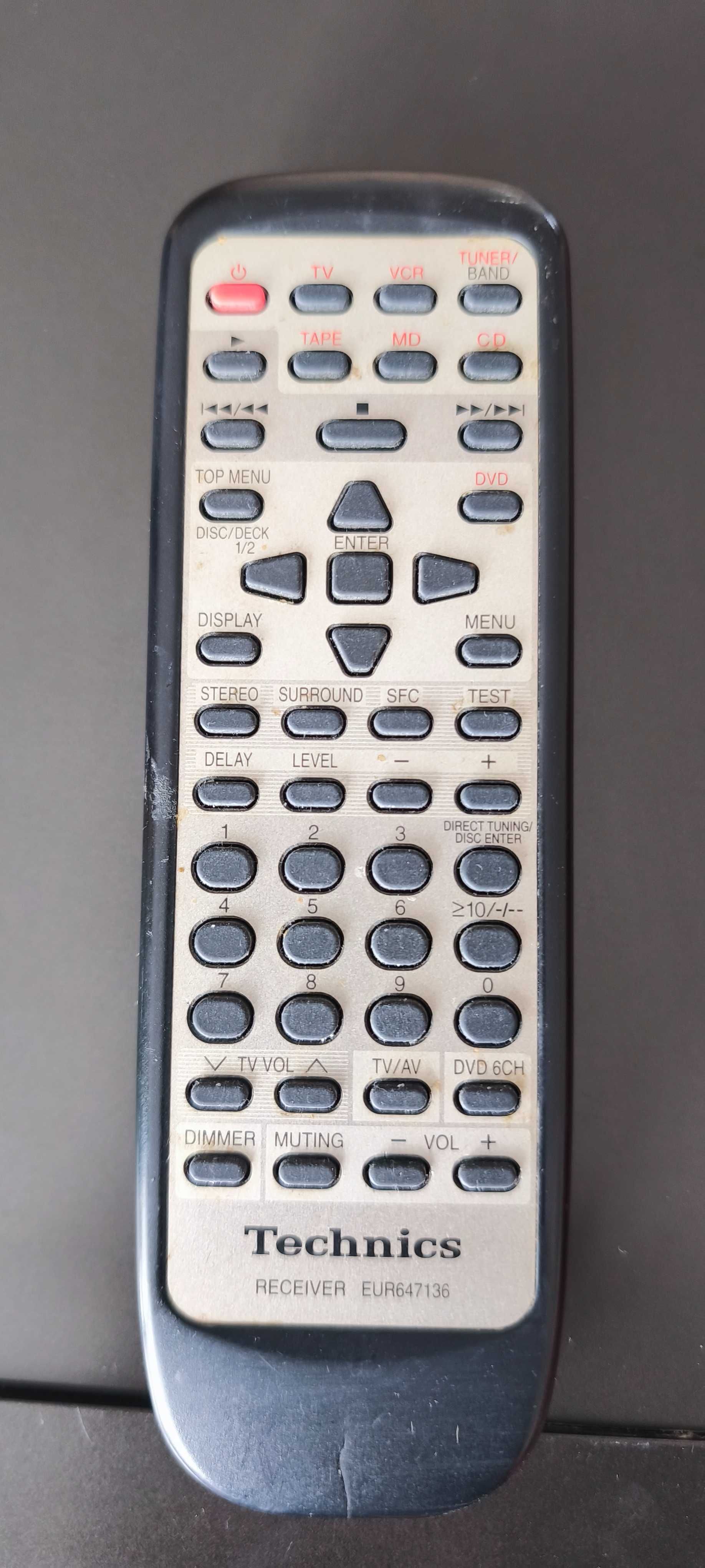 Amplituner Technics SA-DA8 z pilotem