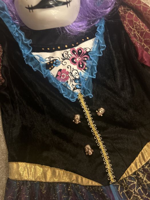 Stroj przebranie kostium halloween w stylu coco maska 44 xxl