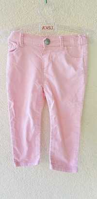 80 Spodnie sztruksowe różowe NOWE Primark 9-12 dziewczynka