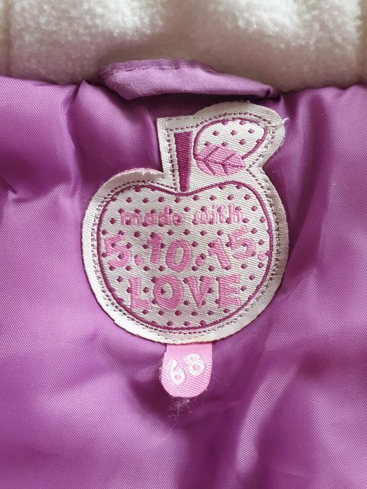 Kurtka zimowa/ płaszczyk dla dziewczynki r.68