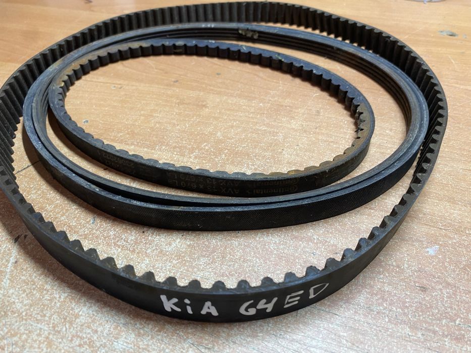 Kia Cerato, Rio комплект ремнів двигуна G4ED. Hyundai Accent, Elantra.