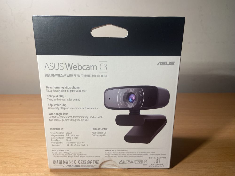 Webcam ASUS C3 Fhd - Novo