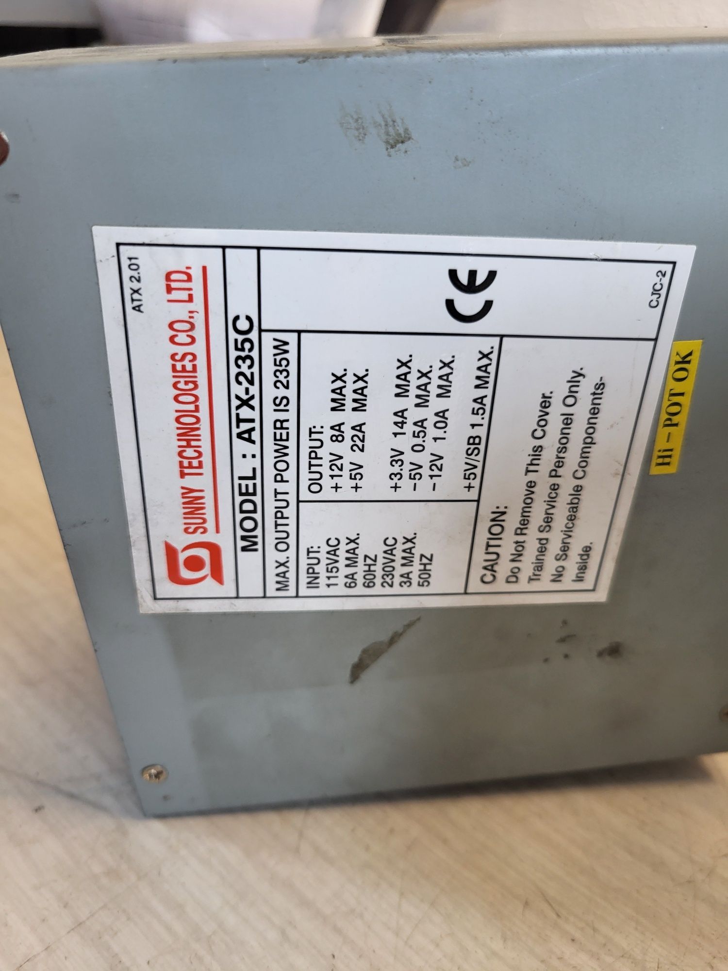 Fonte alimentação PC